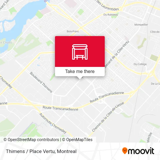 Thimens / Place Vertu map