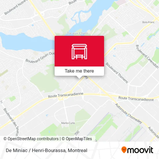 De Miniac / Henri-Bourassa map