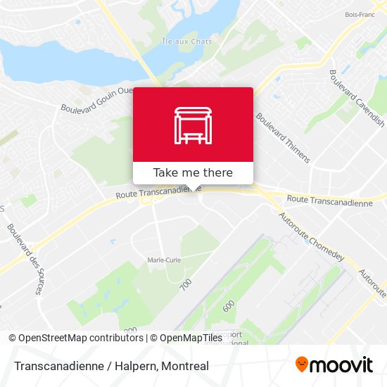 Transcanadienne / Halpern map