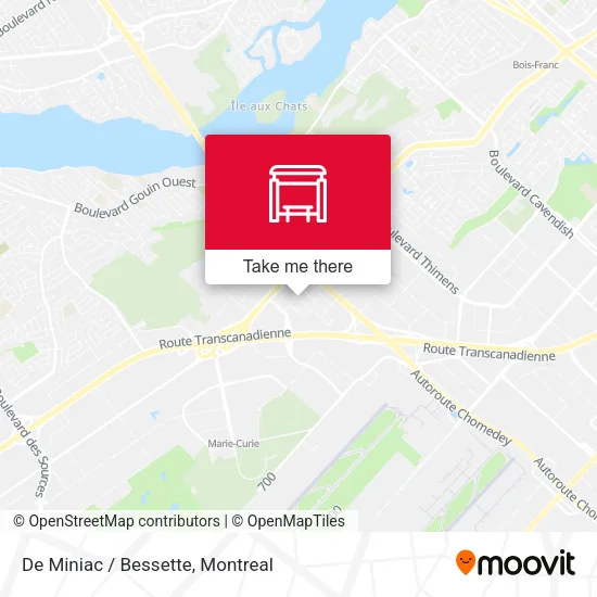 De Miniac / Bessette map