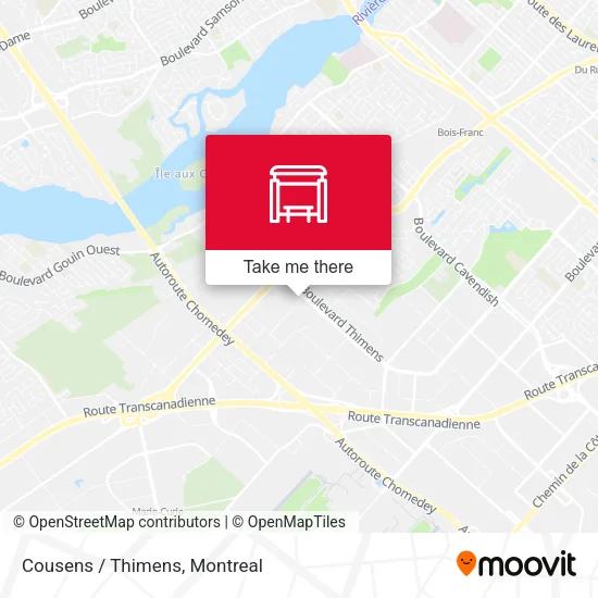 Cousens / Thimens map