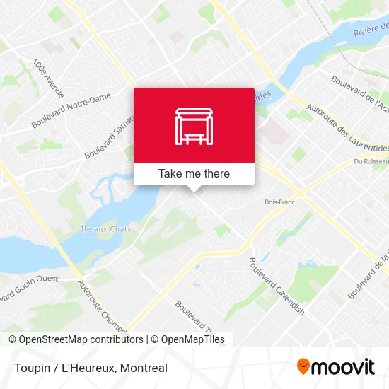Toupin / L'Heureux map
