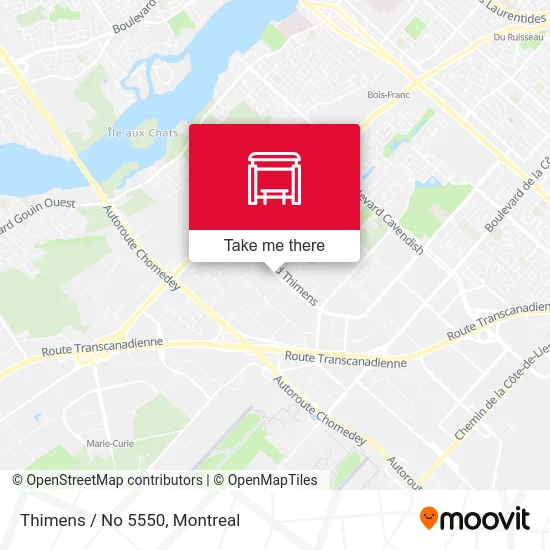 Thimens / No 5550 map