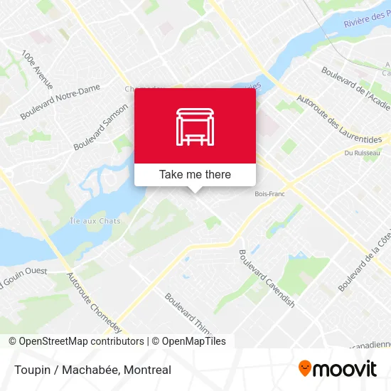 Toupin / Machabée map