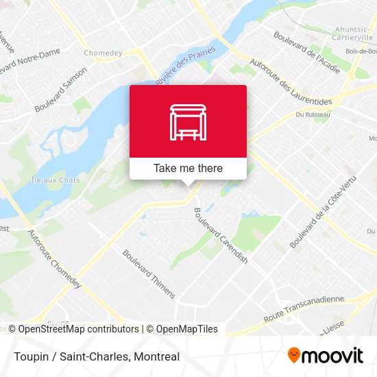 Toupin / Saint-Charles map