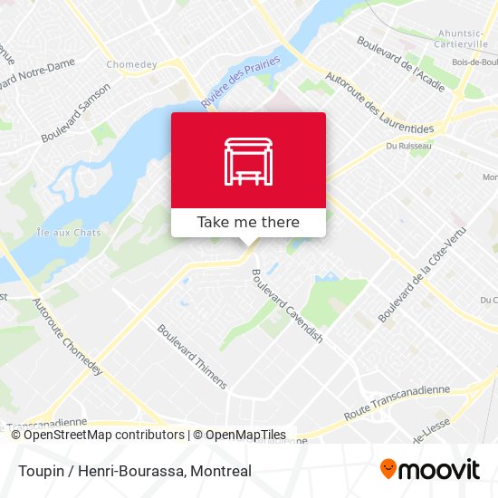 Toupin / Henri-Bourassa map