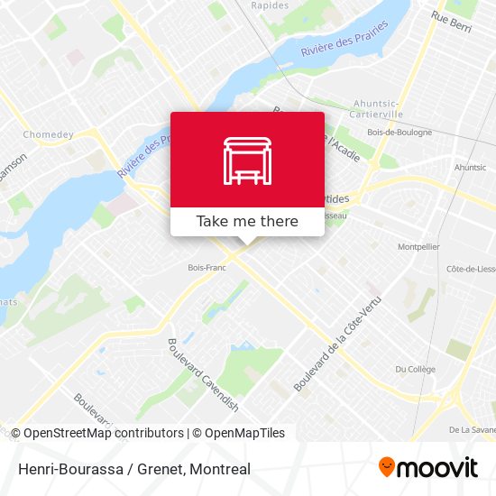 Henri-Bourassa / Grenet map