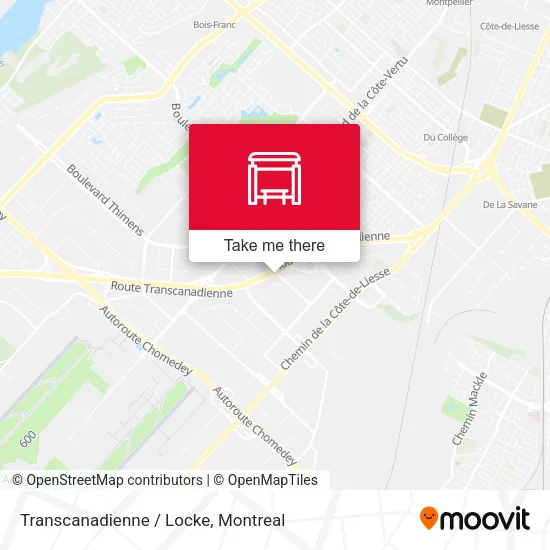 Transcanadienne / Locke map