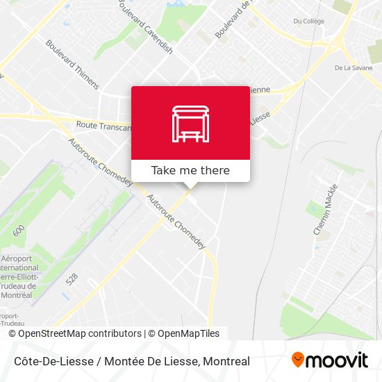 Côte-De-Liesse / Montée De Liesse map