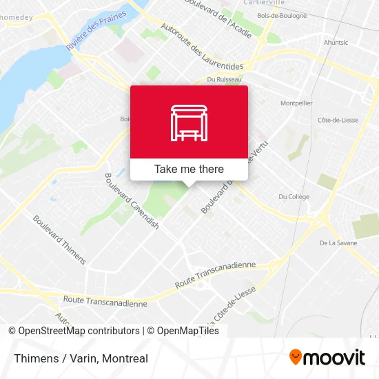 Thimens / Varin map