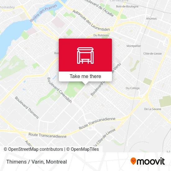 Thimens / Varin map