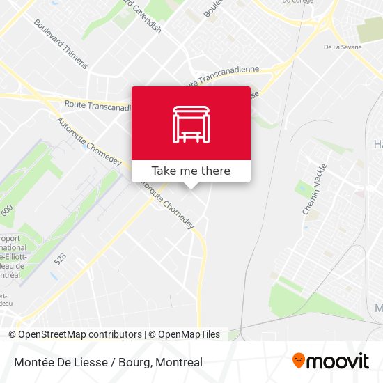 Montée De Liesse / Bourg map