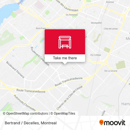 Bertrand / Decelles map