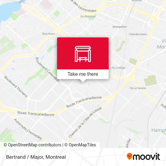 Bertrand / Major map