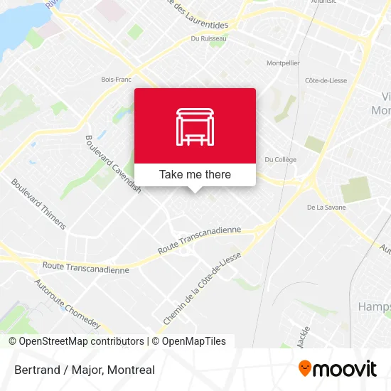 Bertrand / Major map
