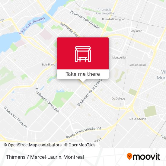 Thimens / Marcel-Laurin map