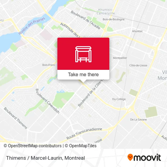 Thimens / Marcel-Laurin map