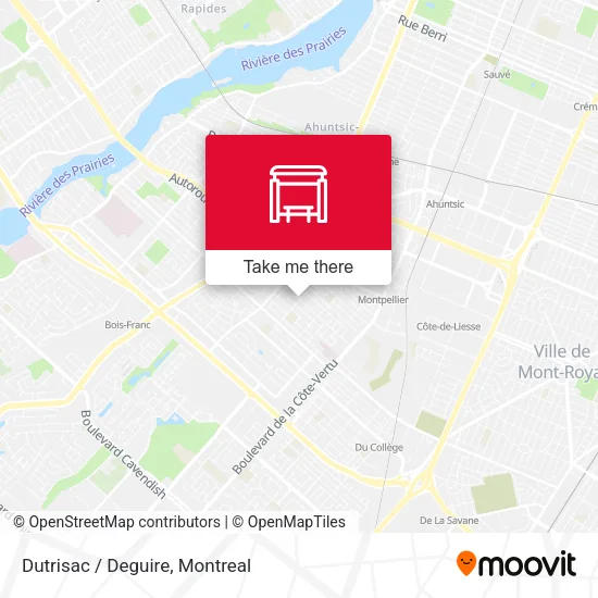 Dutrisac / Deguire map