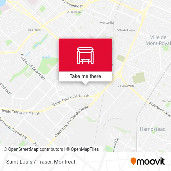 Saint-Louis / Fraser map
