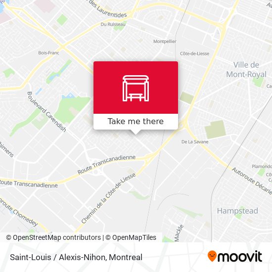 Saint-Louis / Alexis-Nihon map