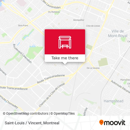 Saint-Louis / Vincent map