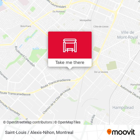 Saint-Louis / Alexis-Nihon map