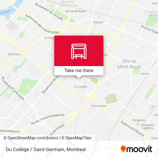 Du Collège / Saint-Germain map