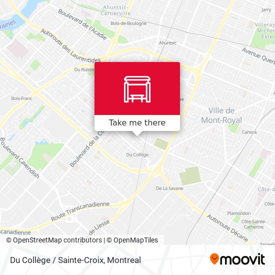 Du Collège / Sainte-Croix map