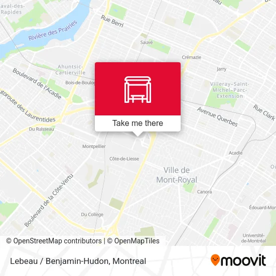 Lebeau / Benjamin-Hudon map