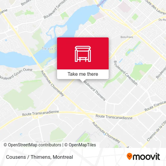 Cousens / Thimens map