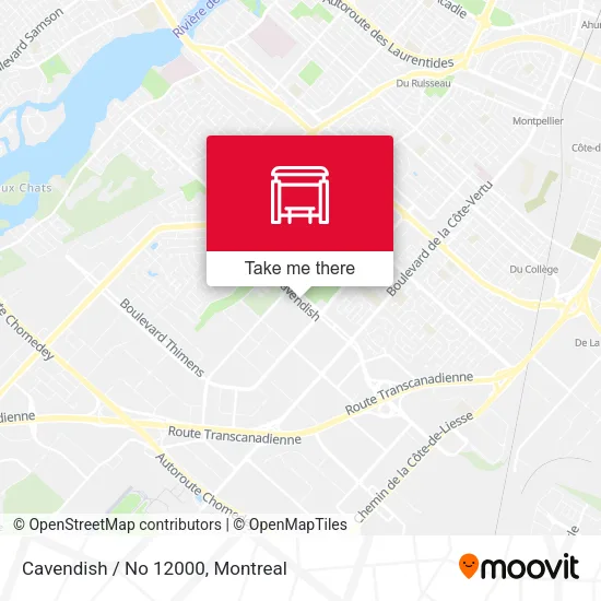 Cavendish / No 12000 map