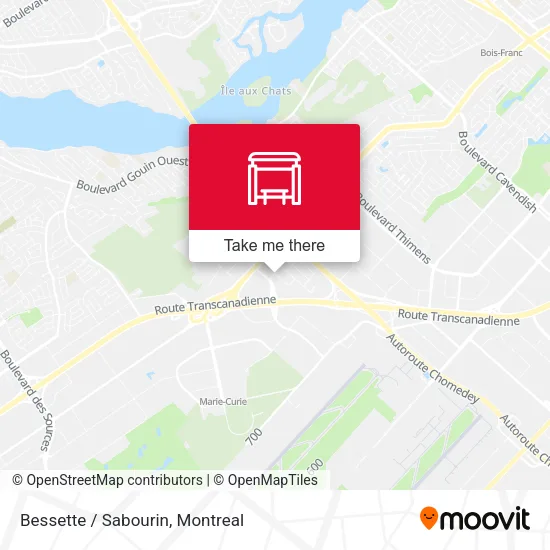 Bessette / Sabourin map