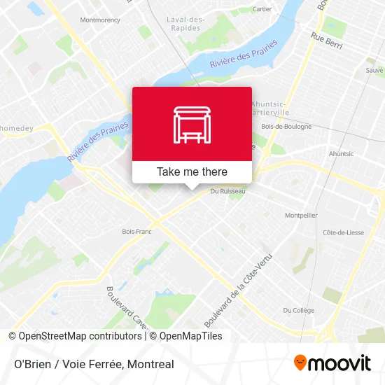 O'Brien / Voie Ferrée map