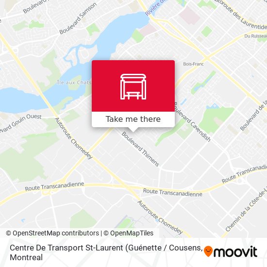 Centre De Transport St-Laurent map