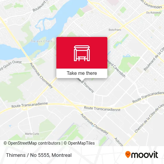 Thimens / No 5555 map