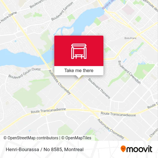 Henri-Bourassa / No 8585 map