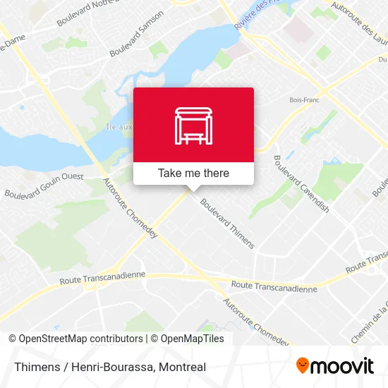 Thimens / Henri-Bourassa map