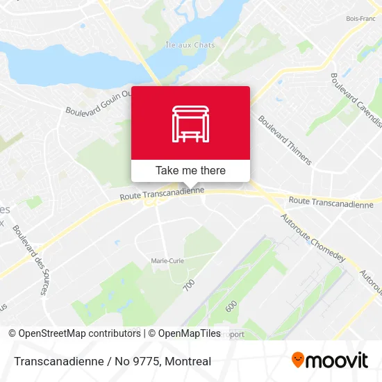 Transcanadienne / No 9775 map