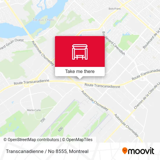 Transcanadienne / No 8555 map