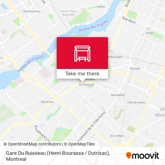 Gare Du Ruisseau (Henri-Bourassa / Dutrisac) map