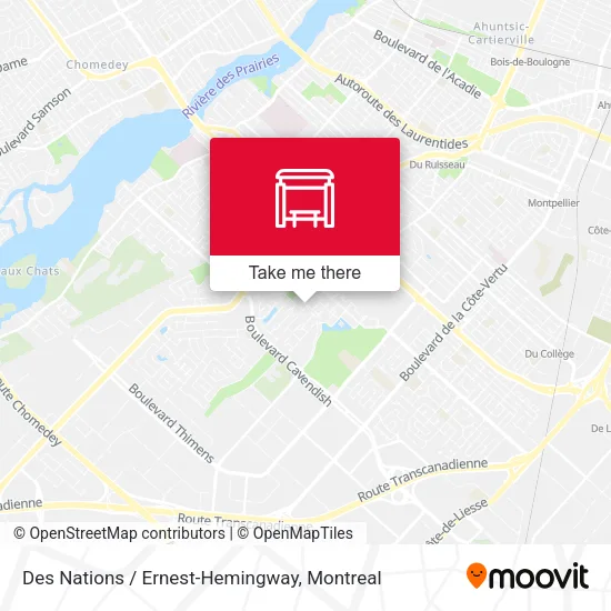 Des Nations / Ernest-Hemingway map