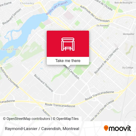 Raymond-Lasnier / Cavendish map