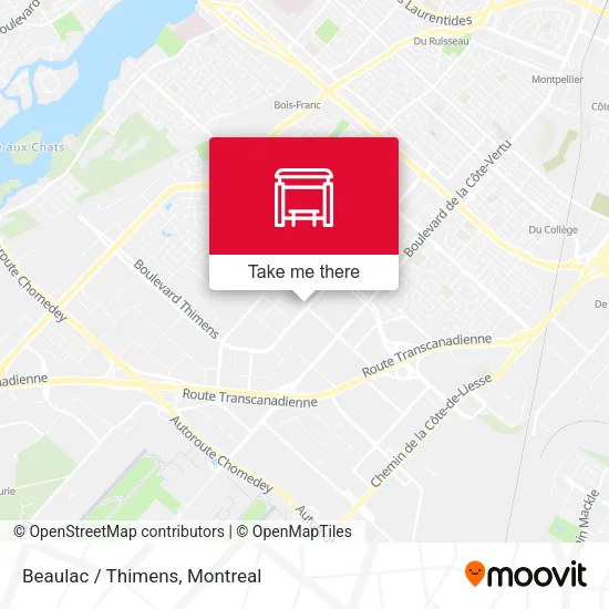 Beaulac / Thimens map