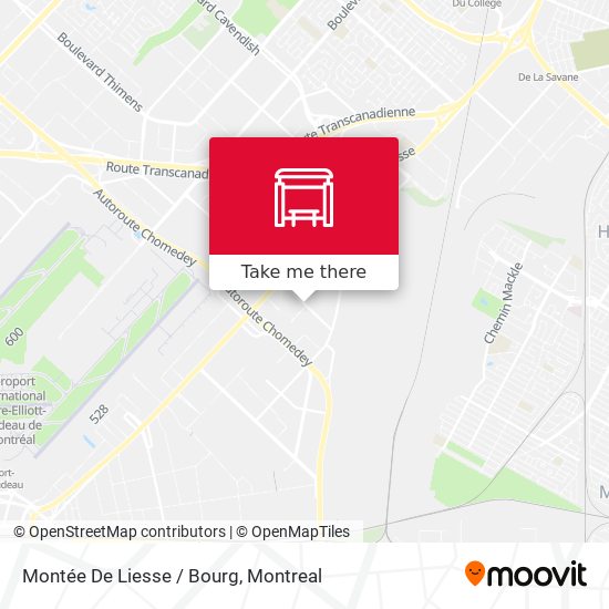 Montée De Liesse / Bourg map