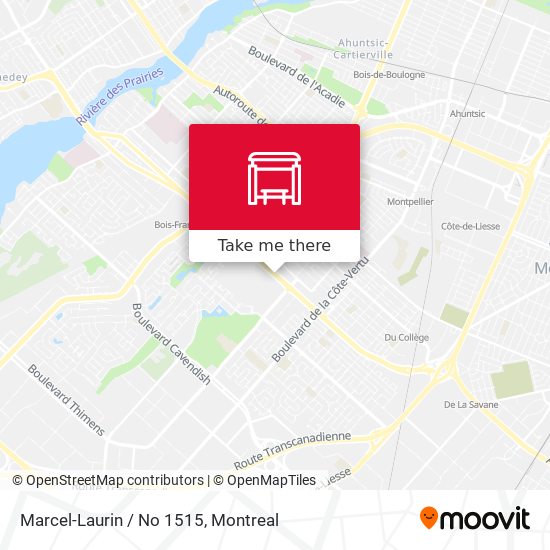 Marcel-Laurin / No 1515 map