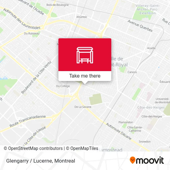 Glengarry / Lucerne map