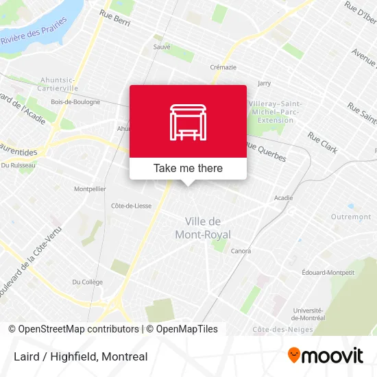 Laird / Highfield map