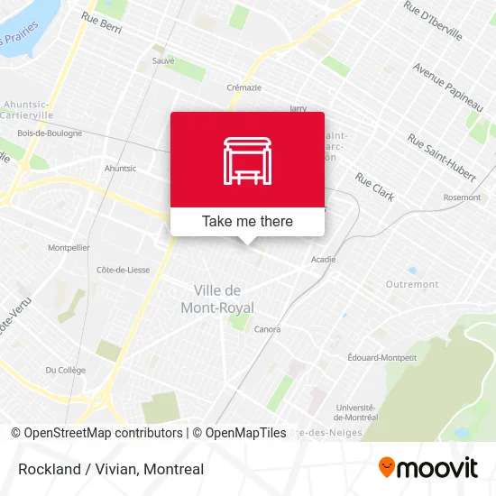 Rockland / Vivian map