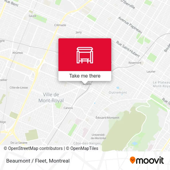 Beaumont / Fleet map