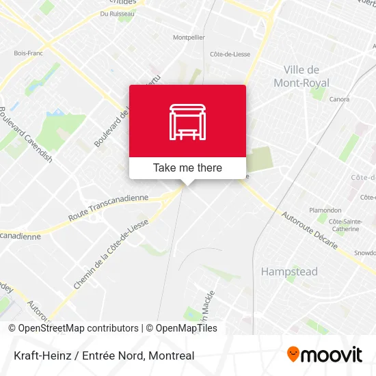 Kraft-Heinz / Entrée Nord map